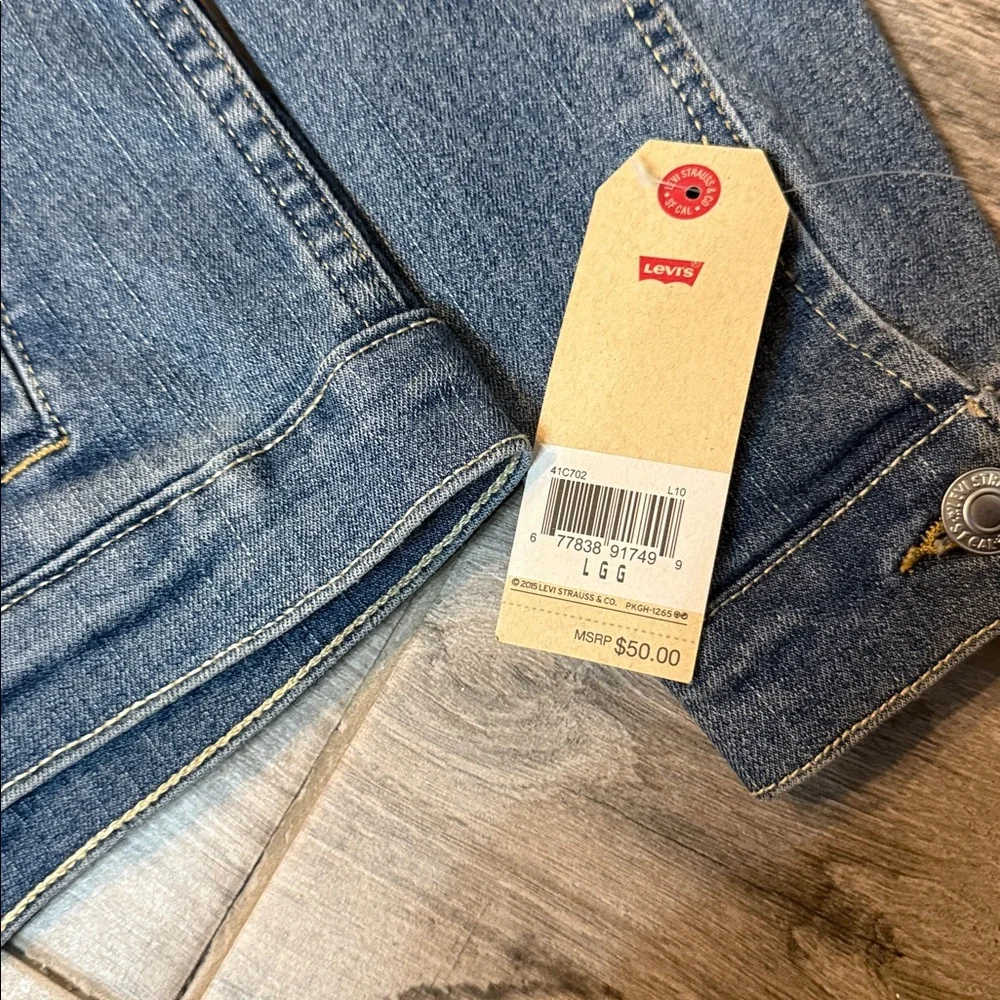 Levi's Big Boys Denim‎ Trucker Jacket Size Large 12-13 NWT Fall Fashion